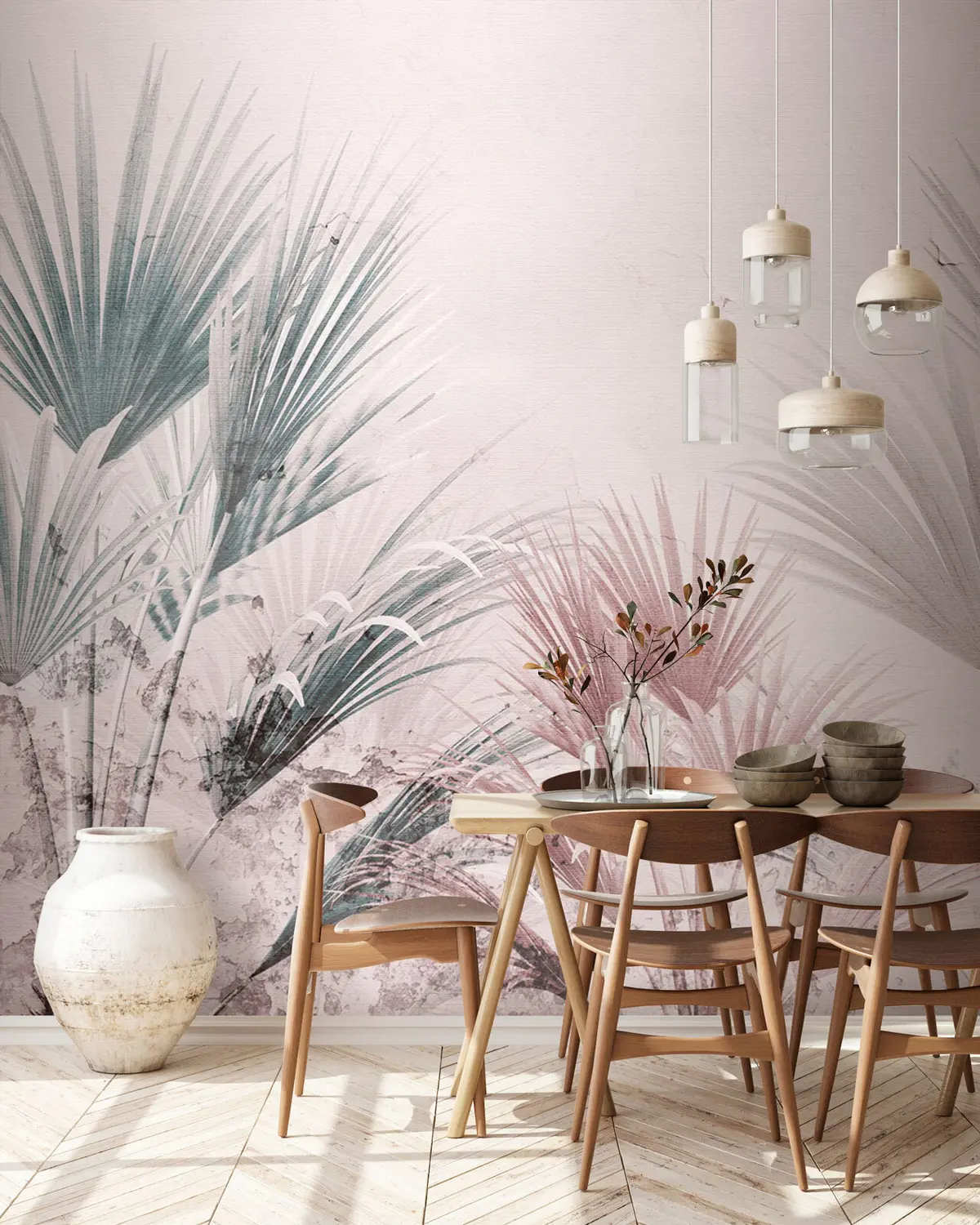 fotószőnyeg Trópusi ágak és levelek 3D u73980