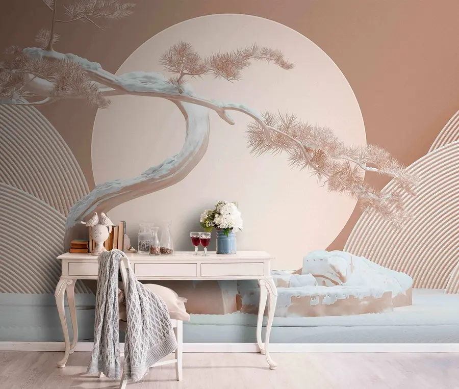 fotószőnyeg Japán kőkert u68179