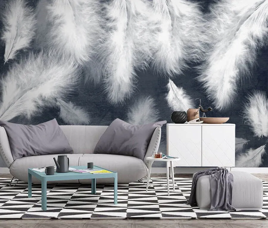 fotószőnyeg Pehely és toll u30616