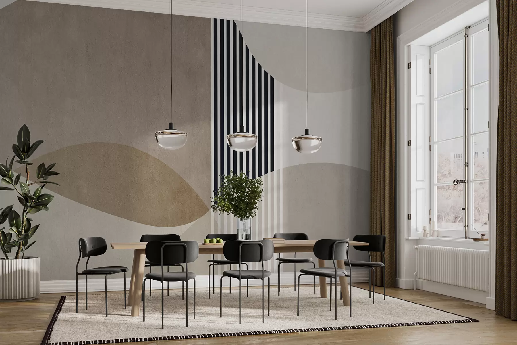 fotószőnyeg Absztrakt retro stílusú u74075