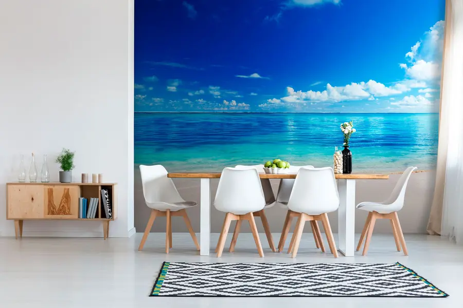 fotószőnyeg Homokos strand és tenger u74335