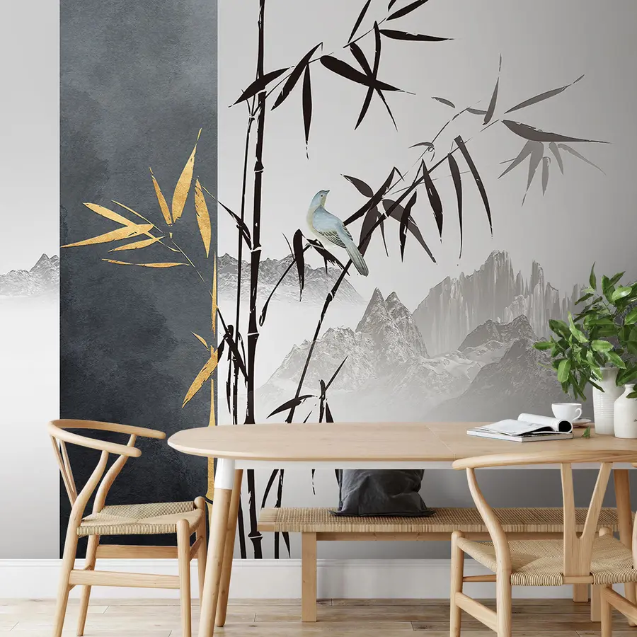 fotószőnyeg Madár egy ágon u93849