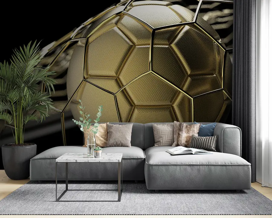 fotószőnyeg Labdarúgás a rácsban u94060