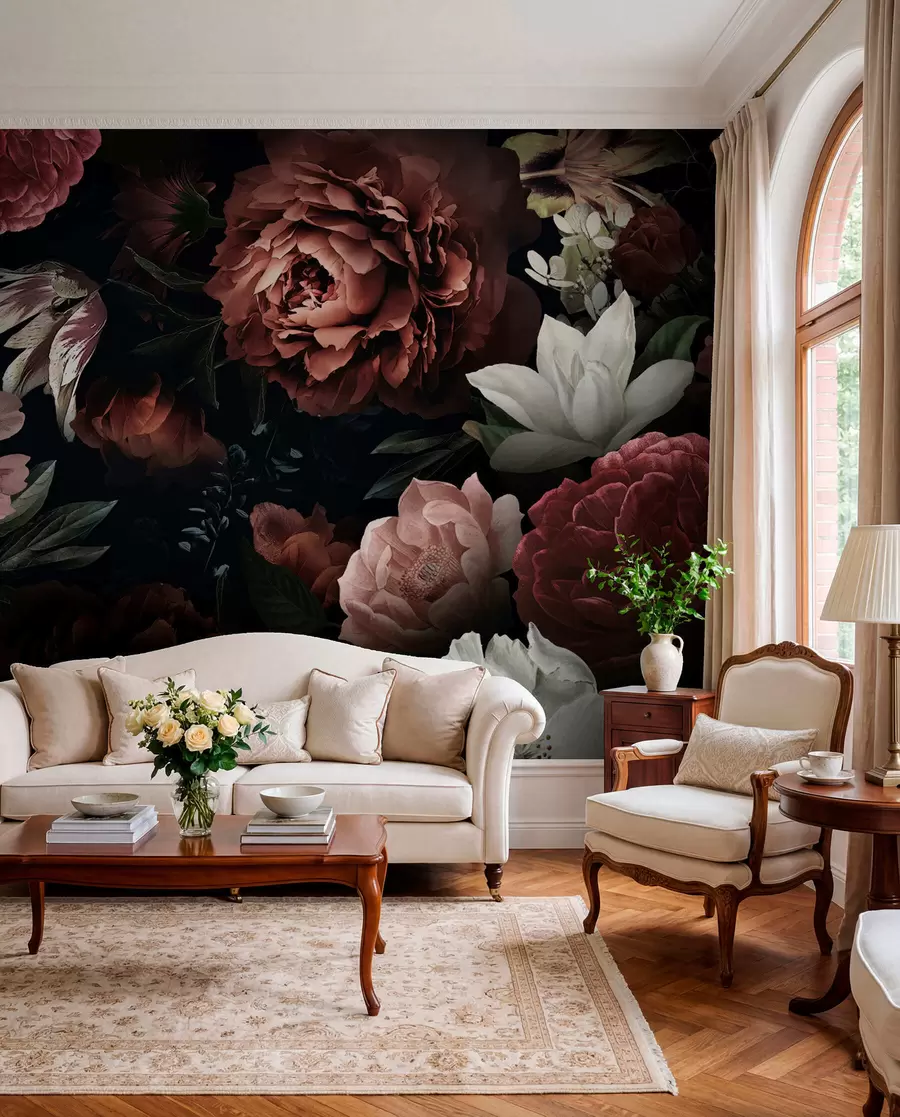 fotószőnyeg Rose design akvarell hatással u94330