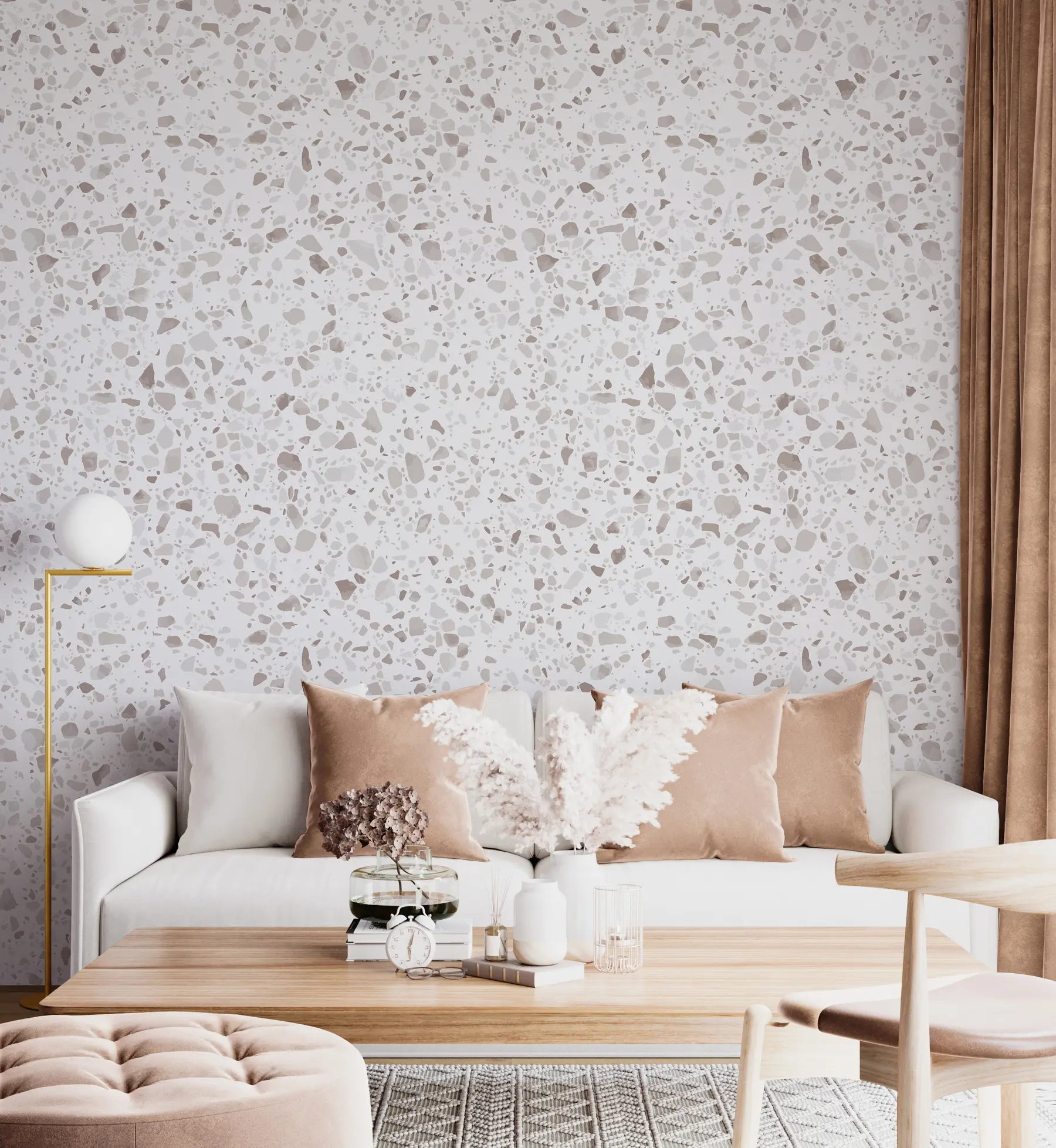 fotószőnyeg Terrazzo csempe, mozaik természetes kövekkel, gránit, márvány, kvarc, beton u94304