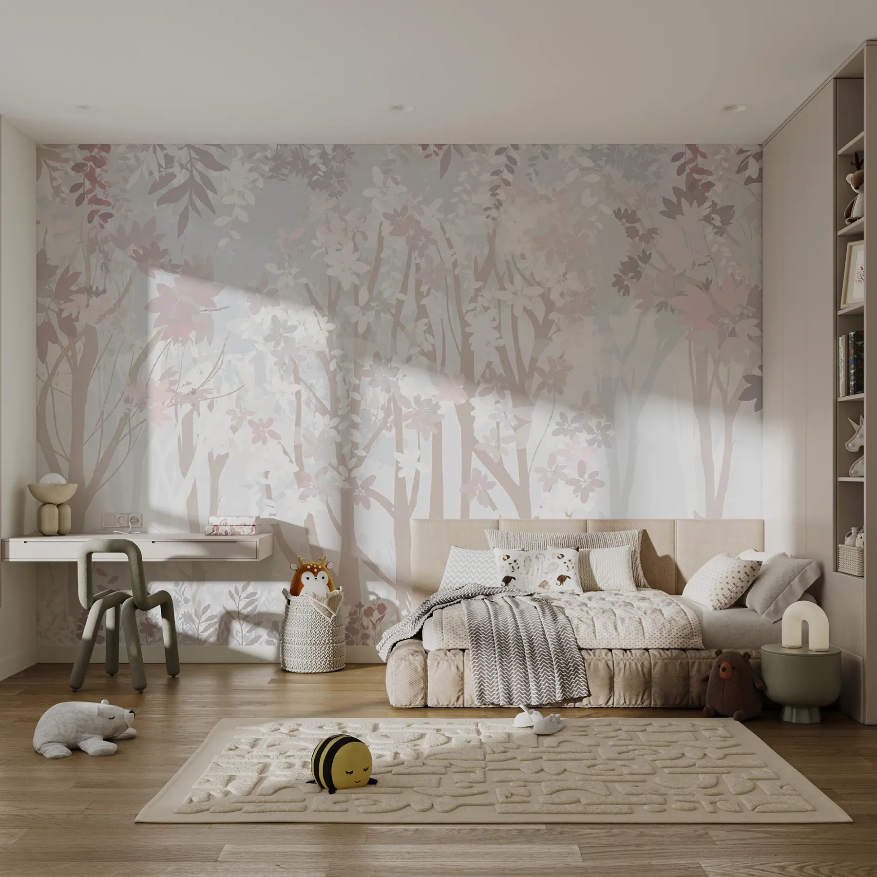 fotószőnyeg Csodálatos varázslatos erdő u94171