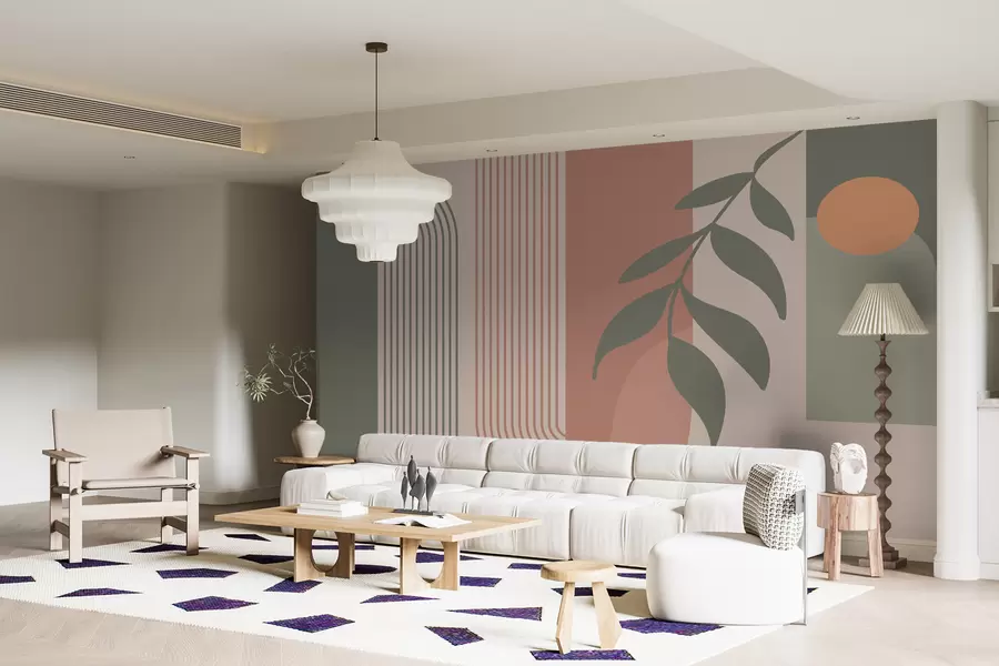 fotószőnyeg Ívek és díszítő elemek boho stílusban u94153