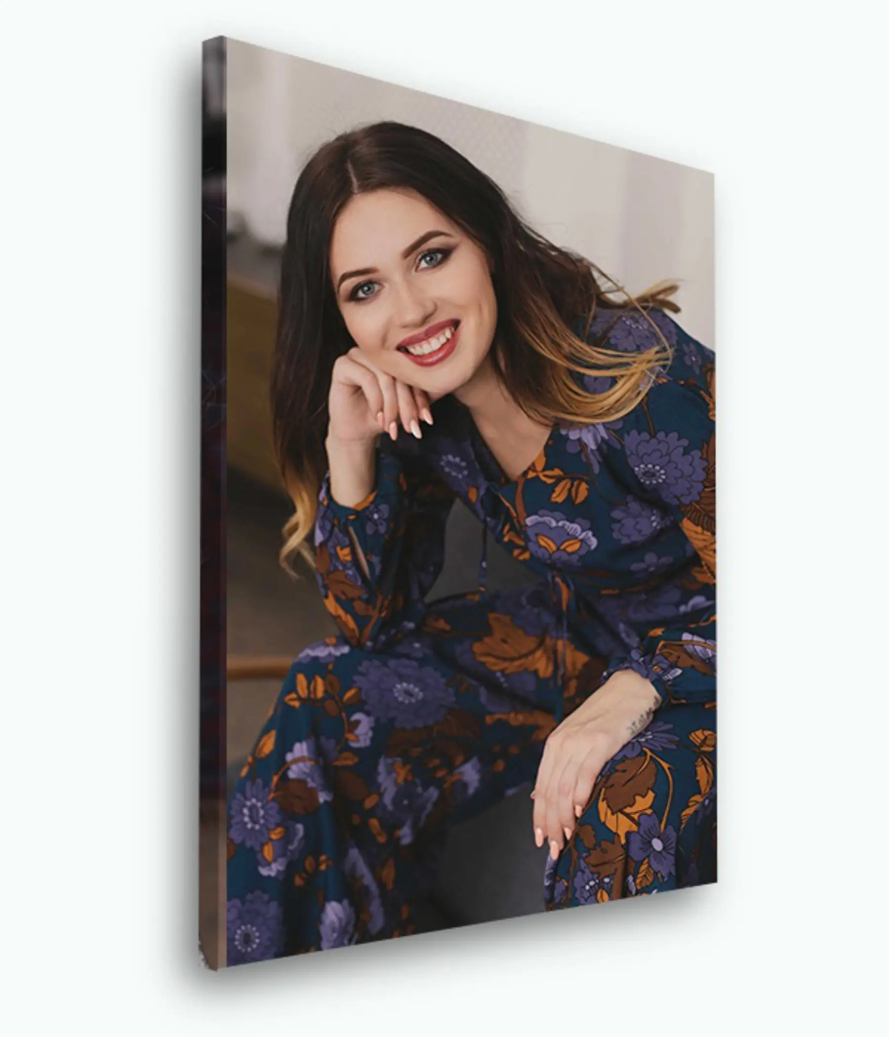 fotótapéta Mosoly, fénykép és lila s33104