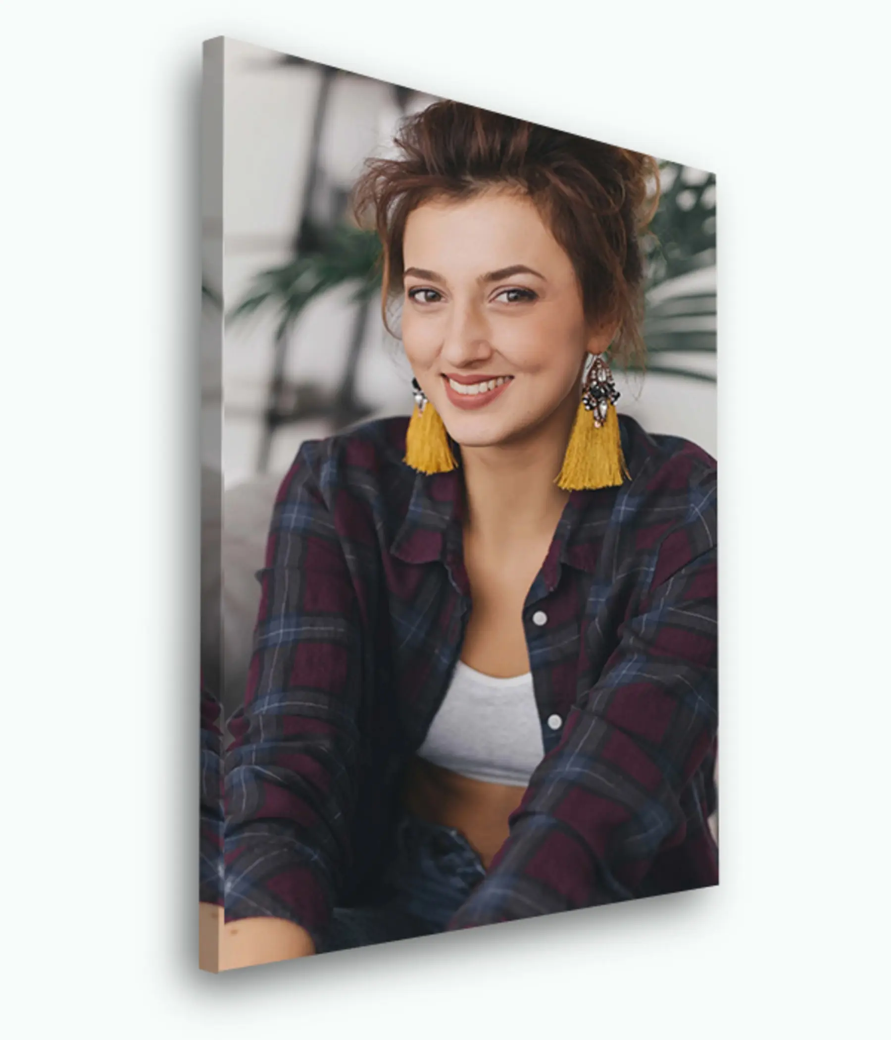 fotótapéta Mosoly, szemöldök és termék s33108