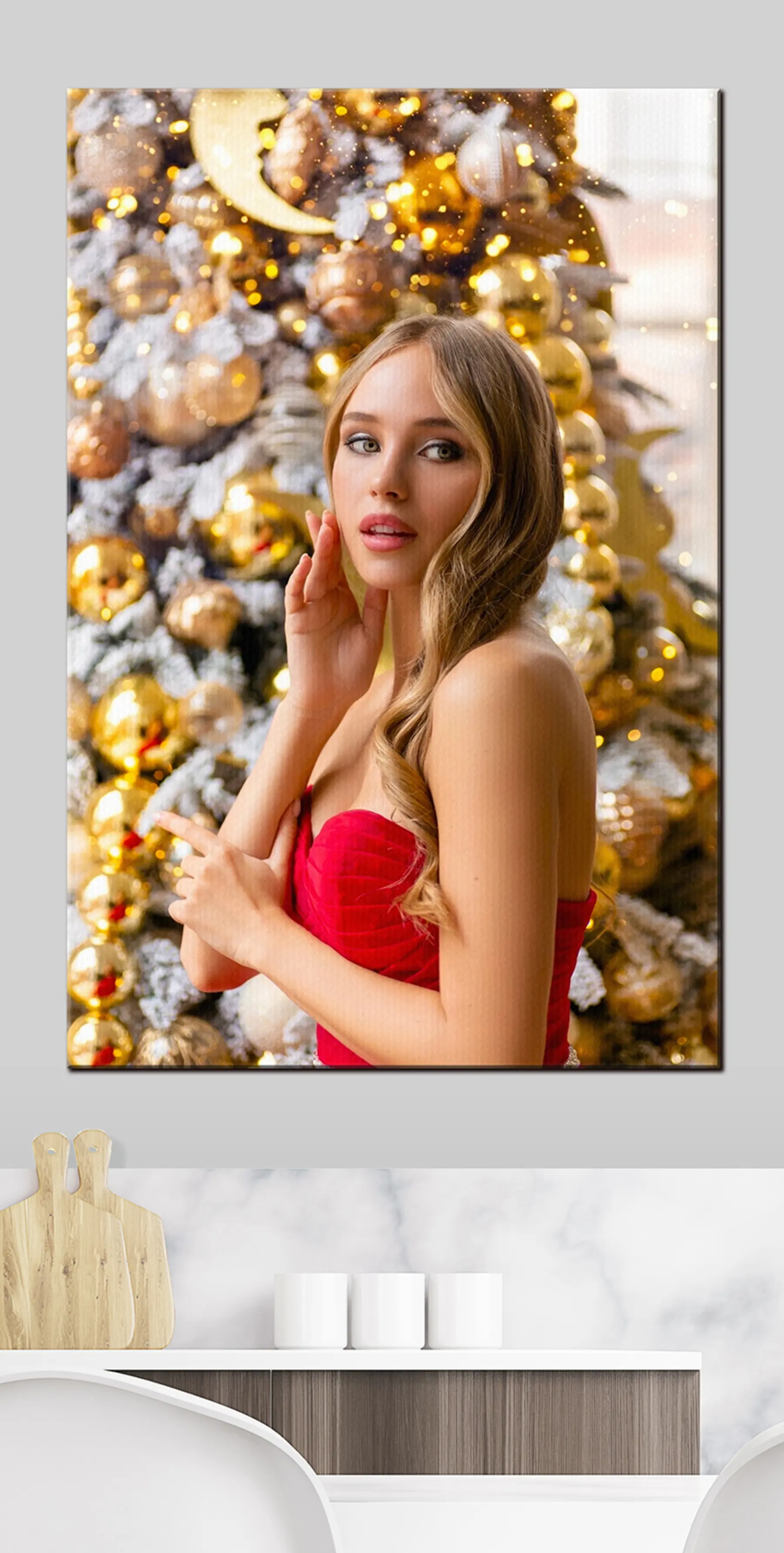 fotótapéta Szempilla, téglalap és növény s33125