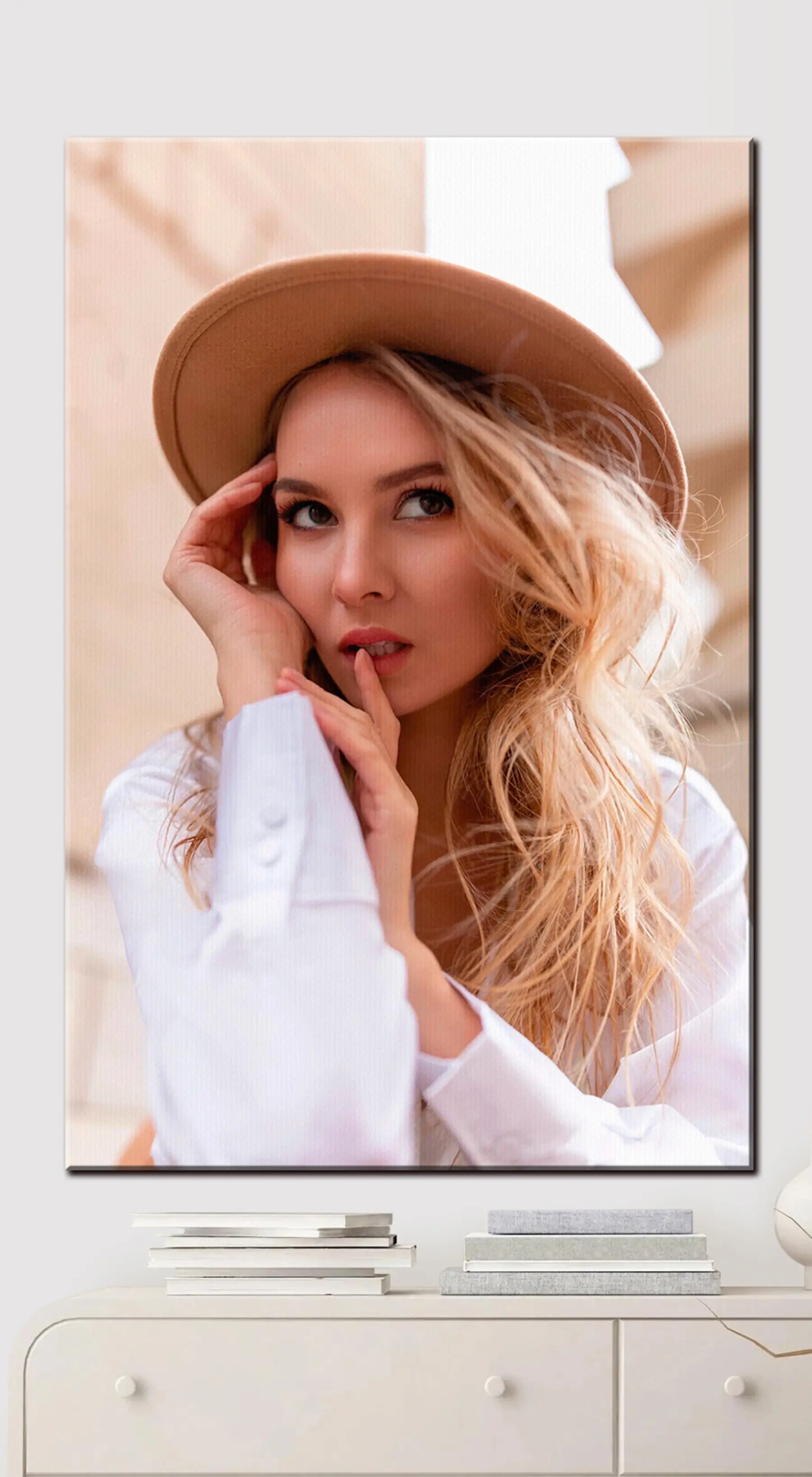 fotótapéta Haj, fej és szemöldök s33151