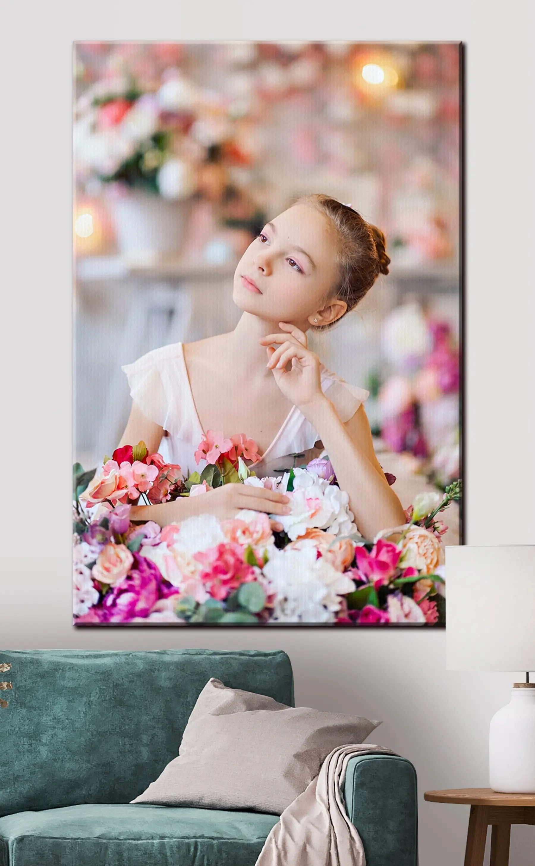 fotótapéta Növény, ruha és szempilla s33158