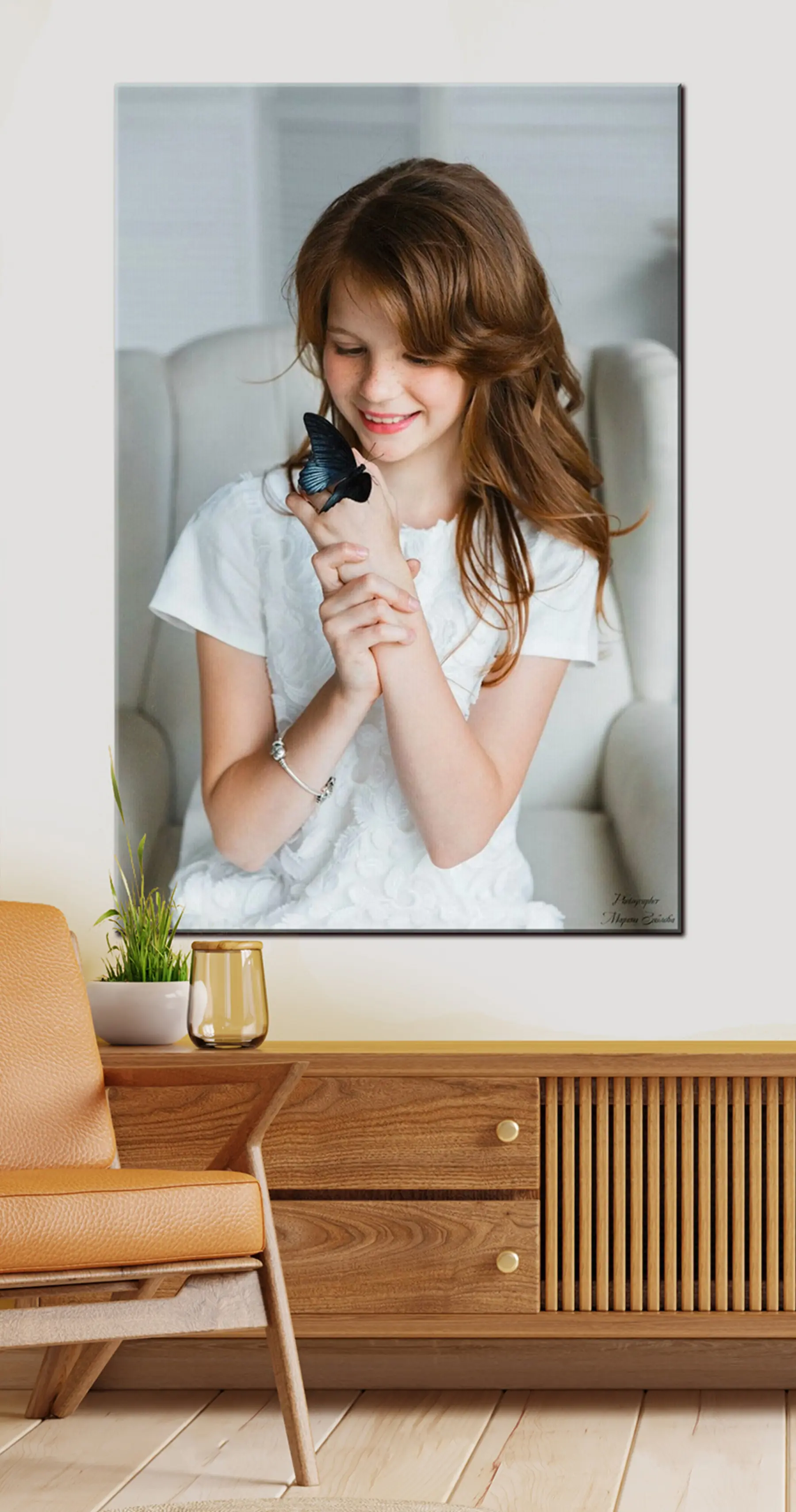 fotótapéta Arc, haj és mosoly s33191