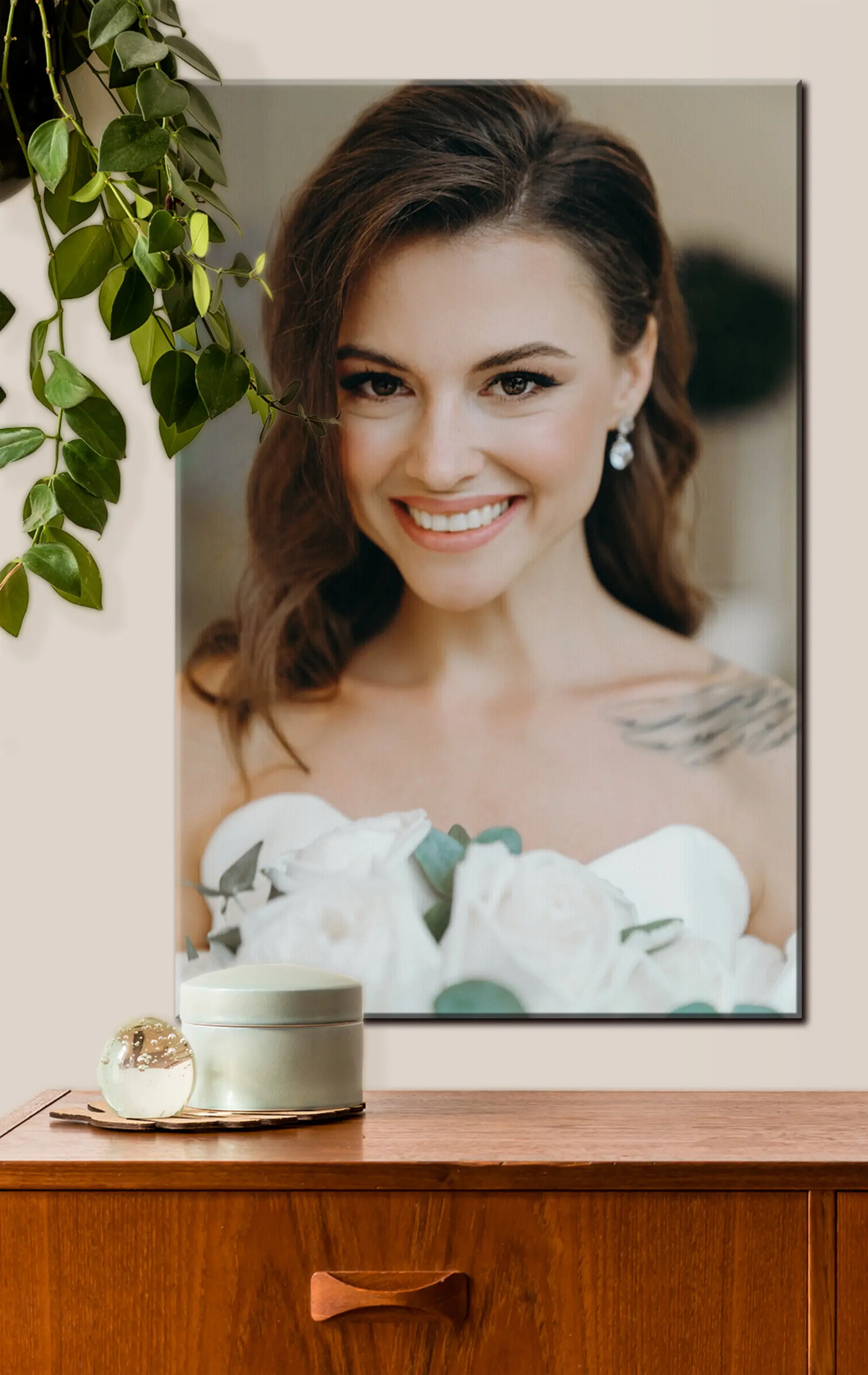 fotótapéta Arc, mosoly és szempilla s33247