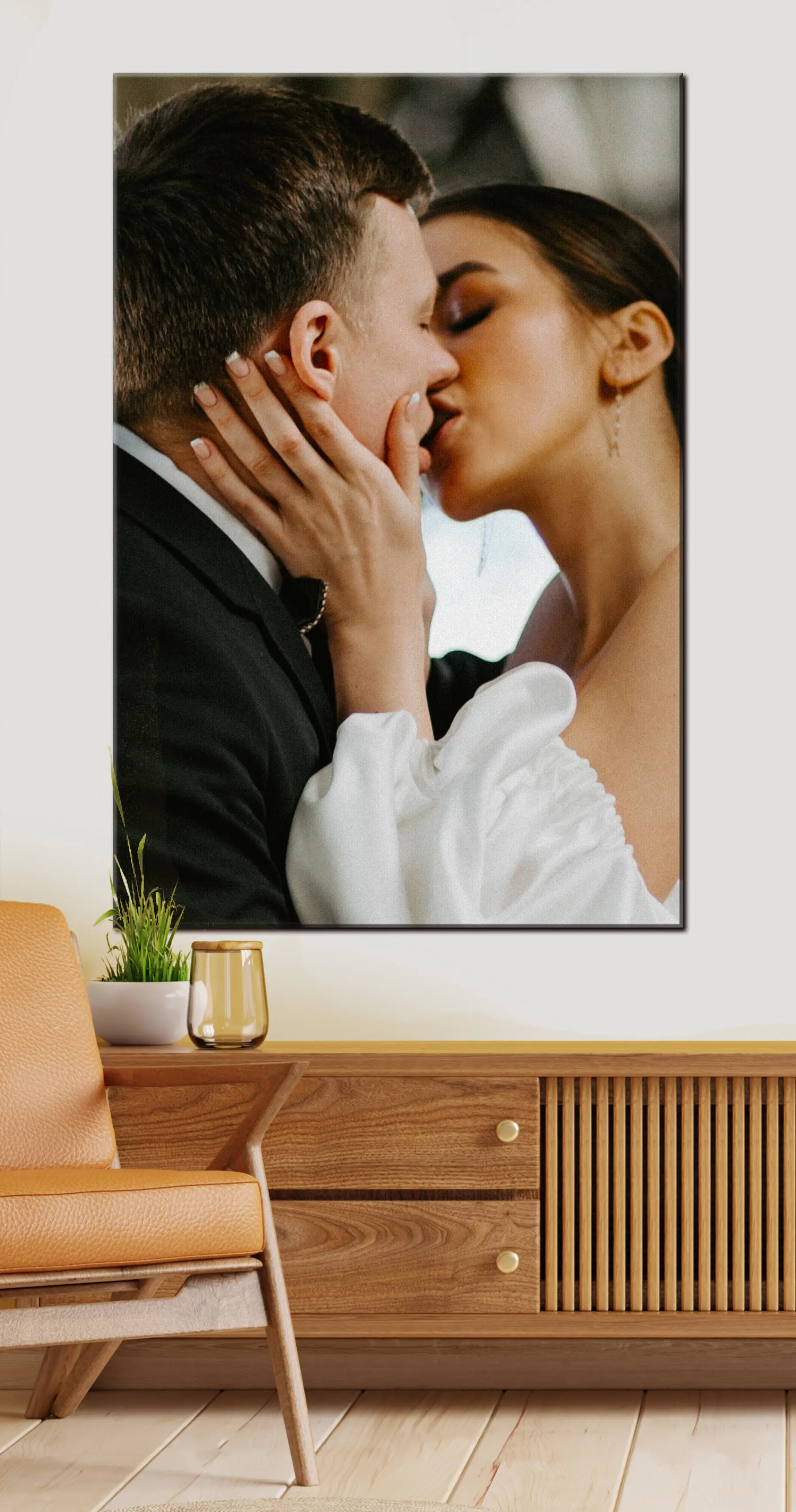 fotótapéta Szemöldök, szempilla és nyak s33251