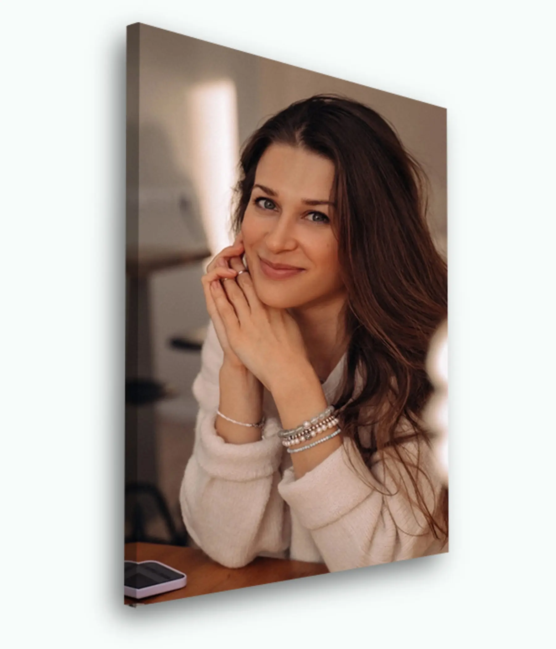 fotótapéta Mosoly, szempilla és növény s33414