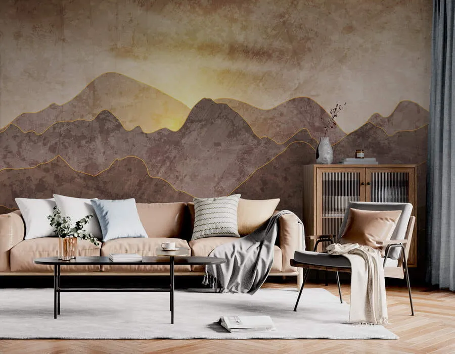 fotószőnyeg Táj hegycsúcsokkal u94314