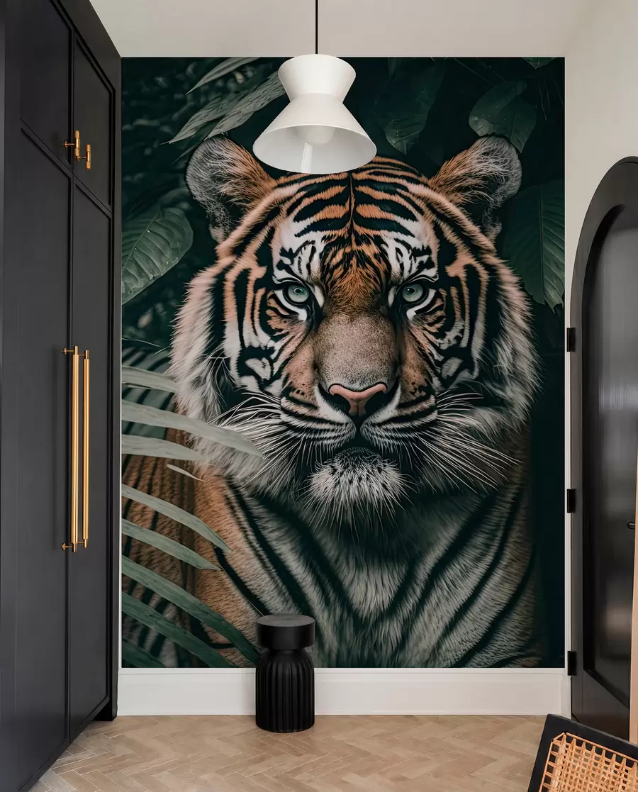 fotószőnyeg Tigris az esőerdőben u95619