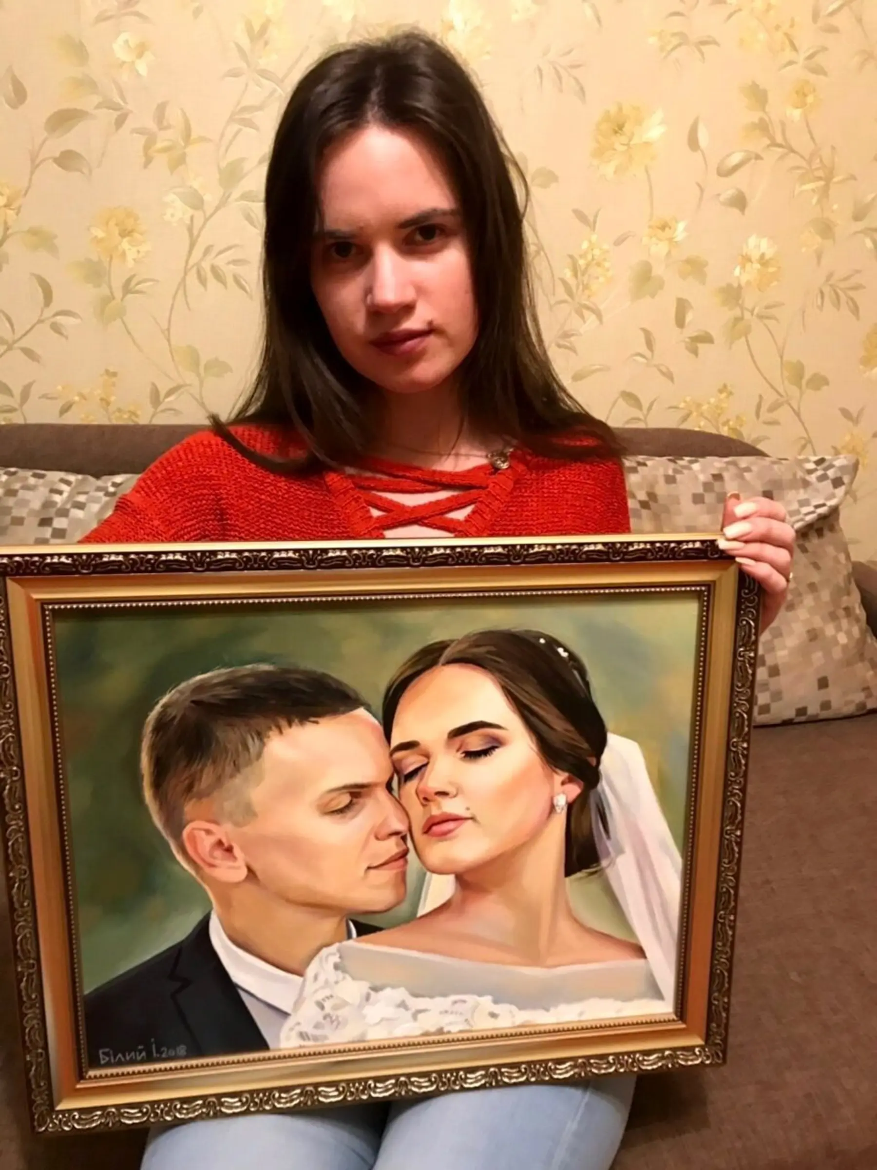 fotótapéta Portré vászonra s34644