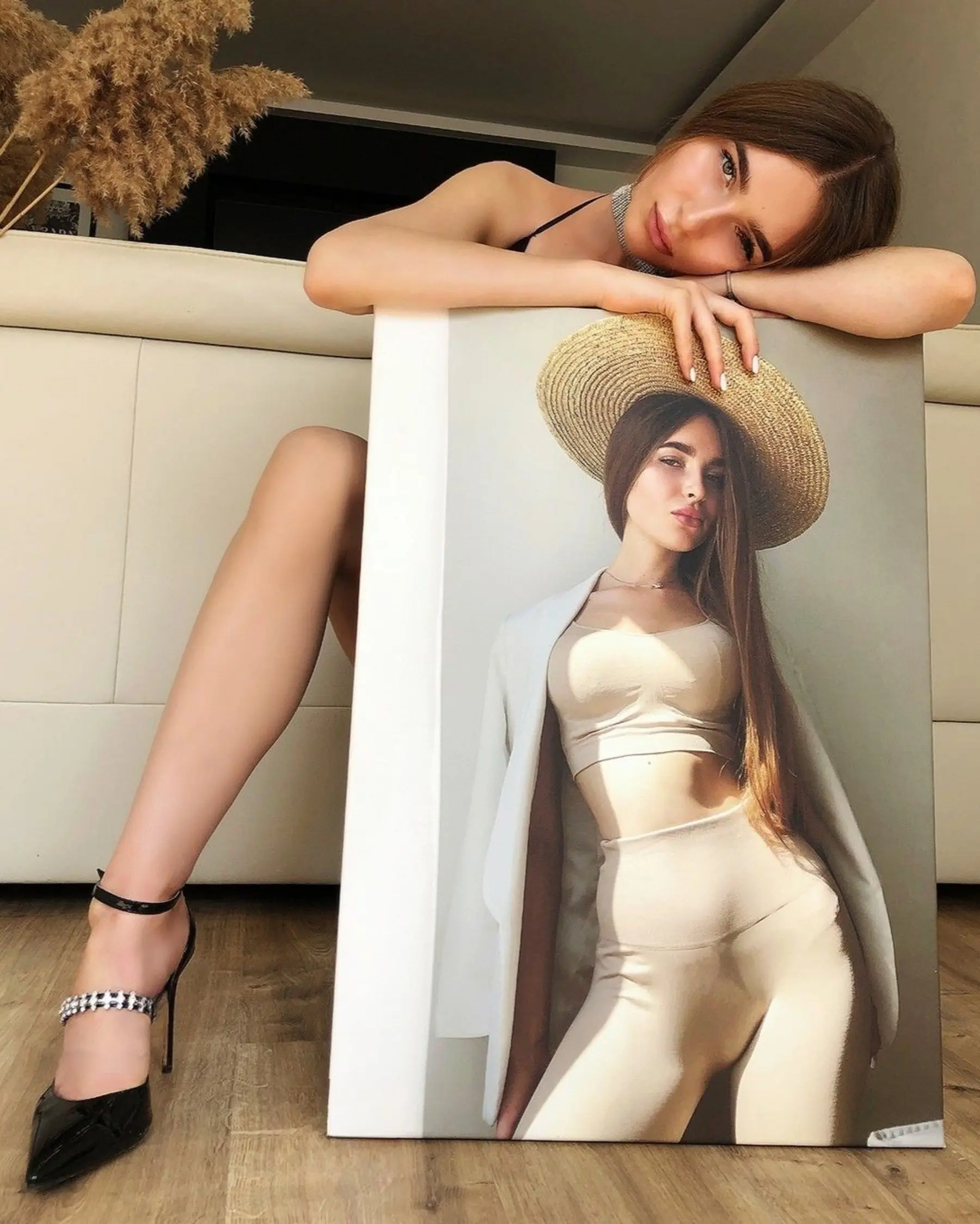 fotótapéta Portré készítése akvarellel fényképről s34705