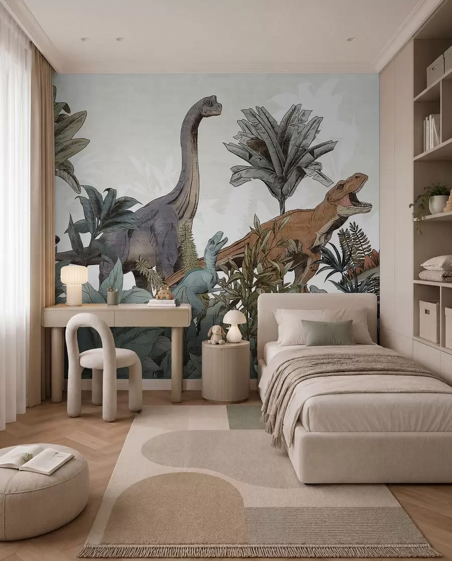 fotószőnyeg Nagy dinoszauruszok parkja u96938