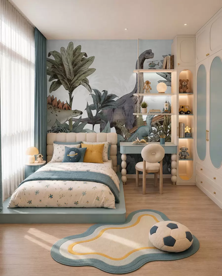 fotószőnyeg Nagy dinoszauruszok parkja u96938