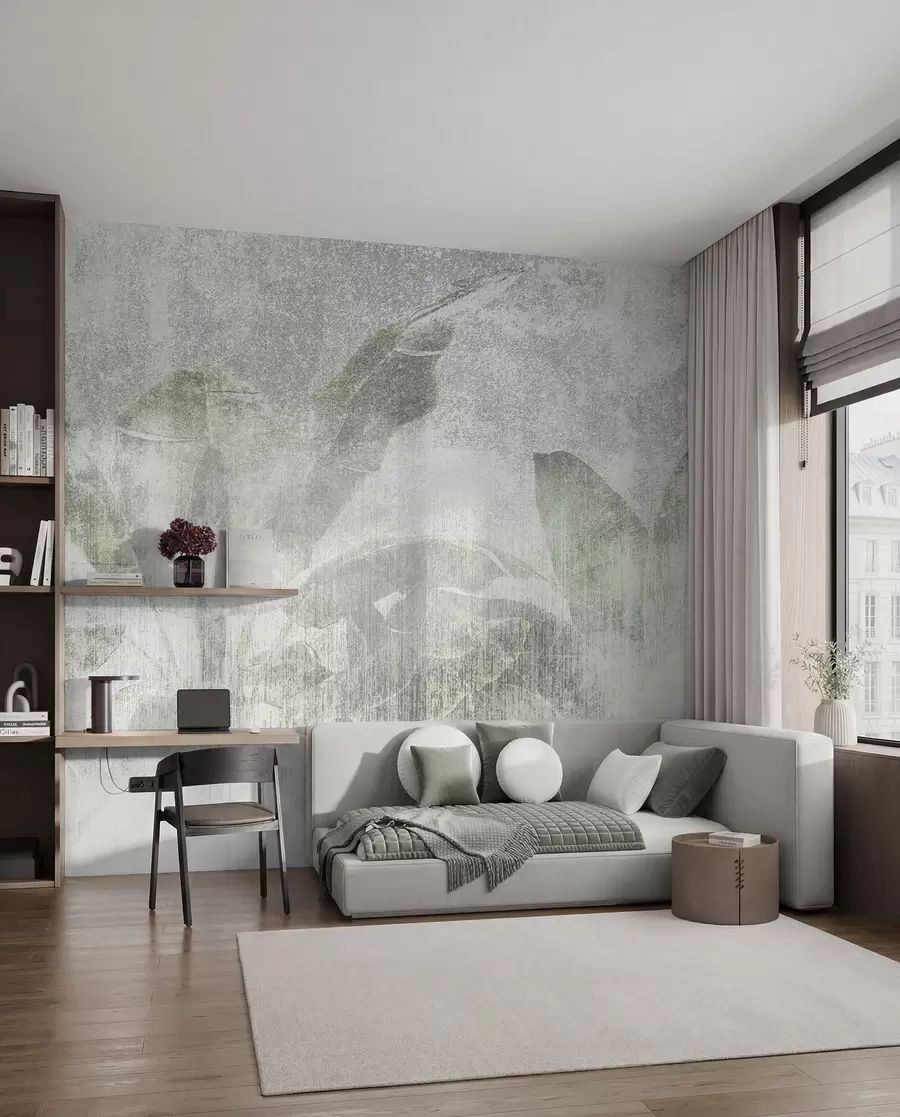 fotószőnyeg Trópusi pálmafák loft stílusban u97030