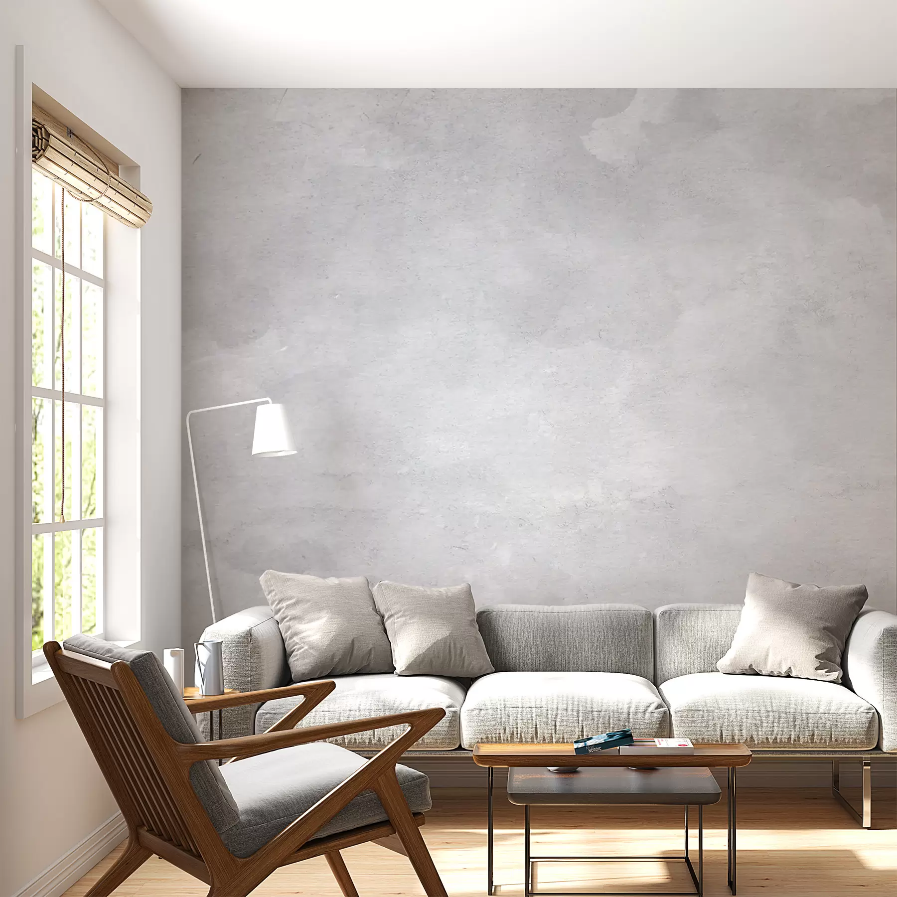 fotószőnyeg Szürke füstös beton u97232