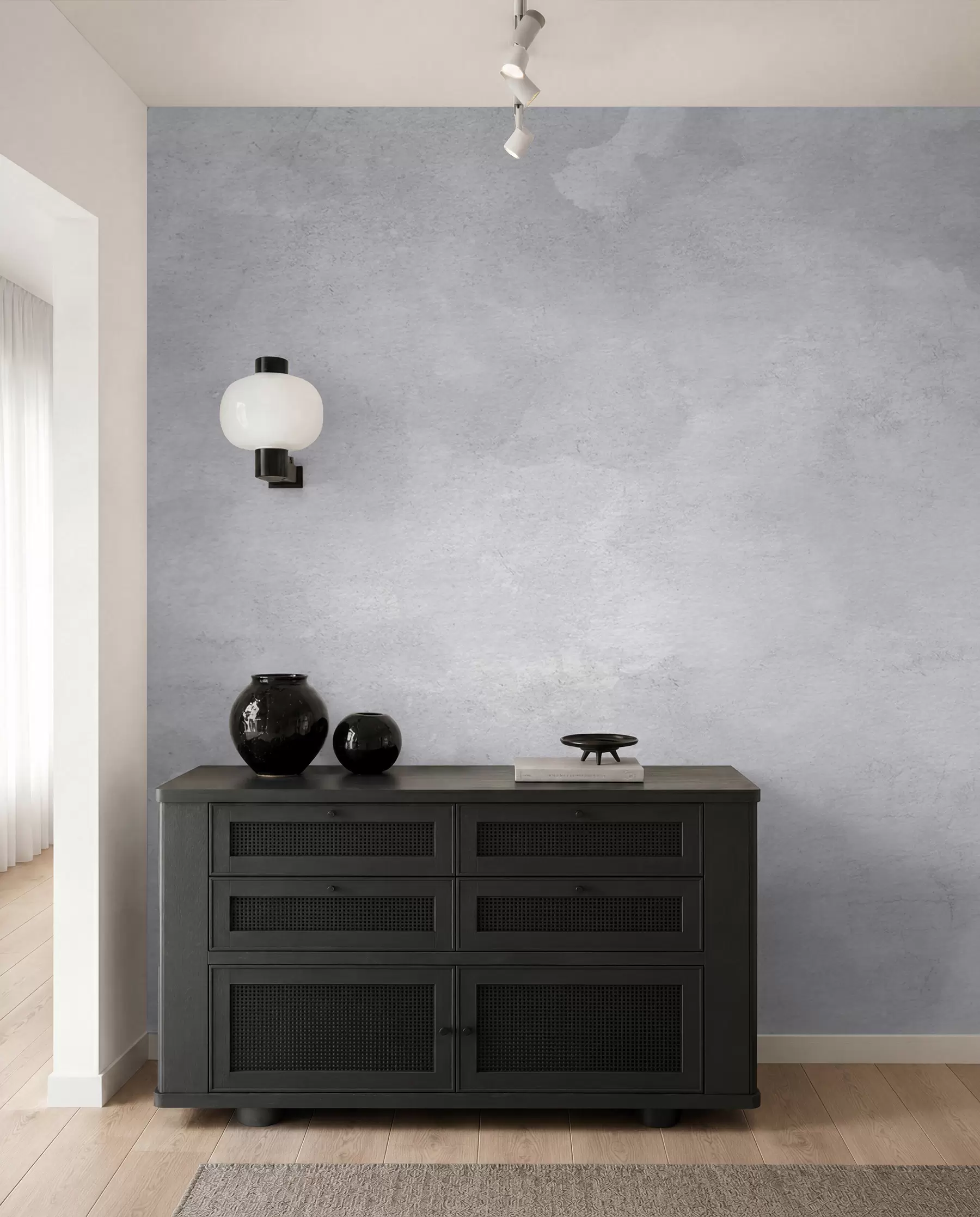 fotószőnyeg Szürke füstös beton u97232