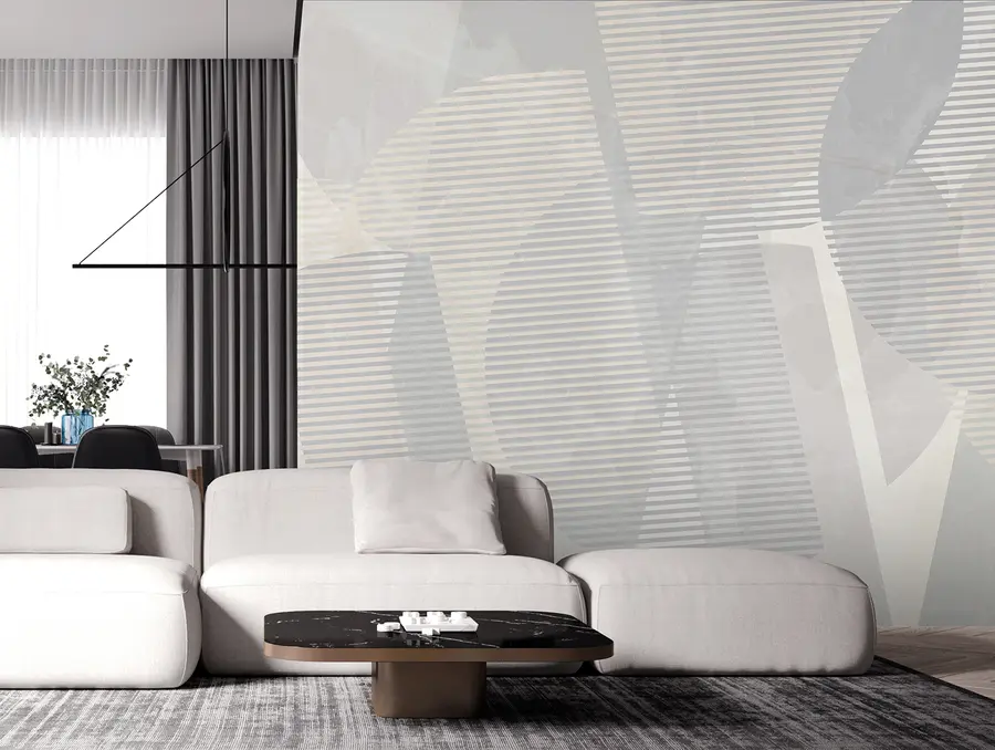 fotószőnyeg Geometriai absztrakció márvány alapon pasztell színekben u95373