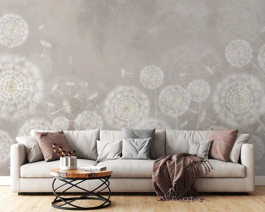 fotószőnyeg Pitypang a texturált háttér u95374