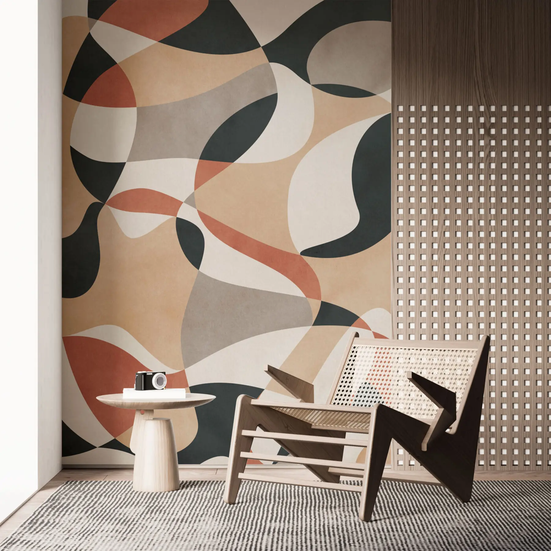 fotószőnyeg Modern geometrikus absztrakciós grunge loft stílusú u97206