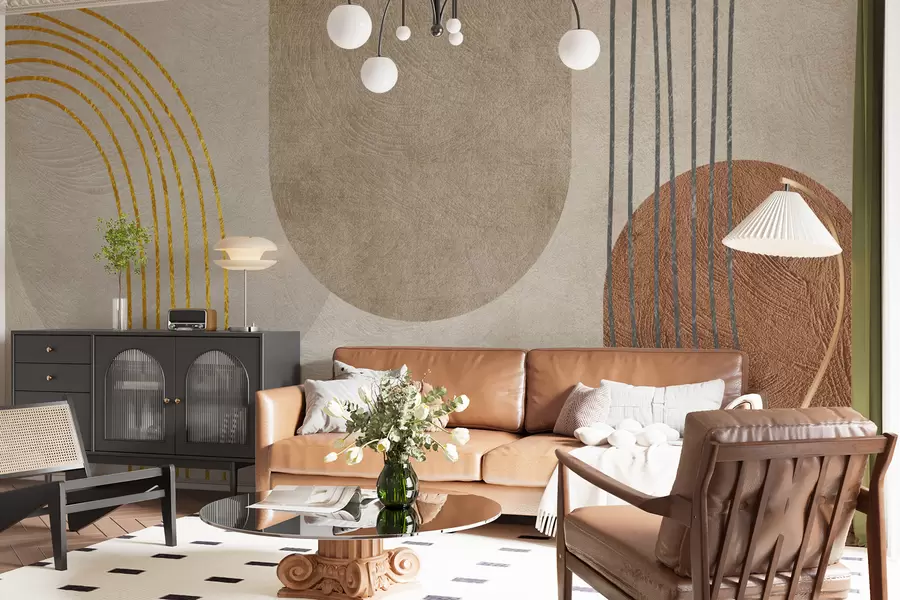 fotószőnyeg Absztrakt boho minta u97255