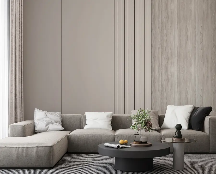 fotószőnyeg Panel fadarabokkal és fával u97549