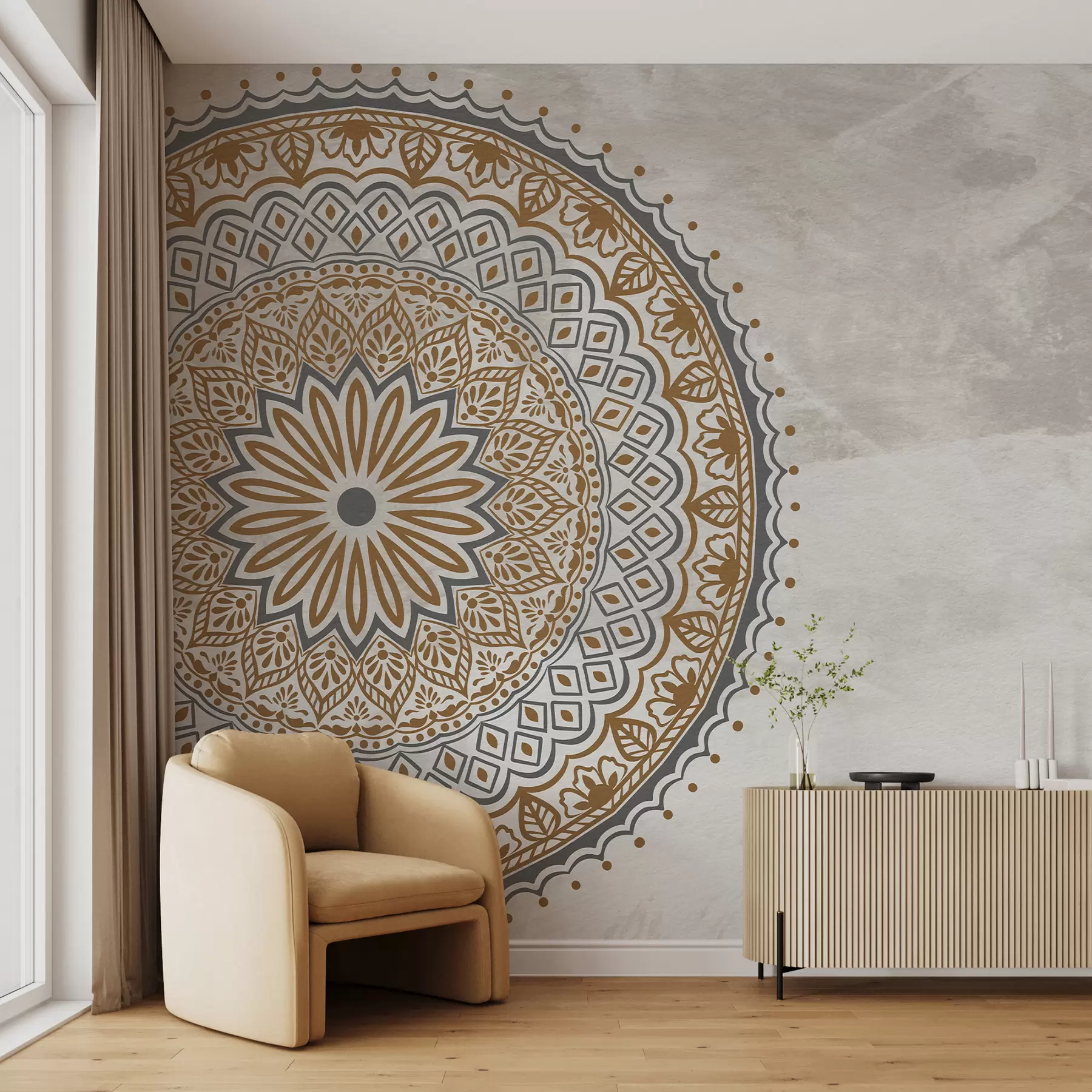 fotószőnyeg A mandala őszi szimfóniája u98495v1