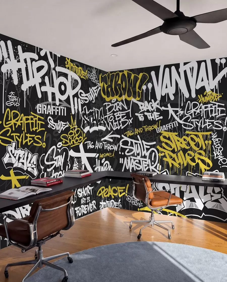 fotószőnyeg Városi graffiti ritmus u98895