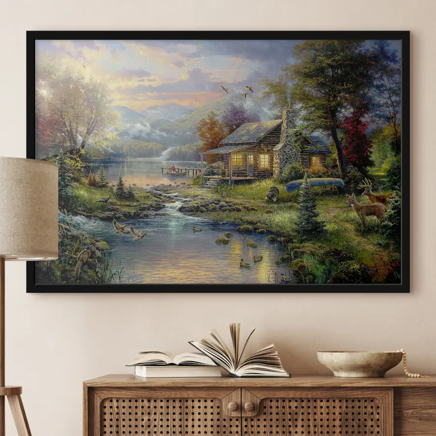 fotószőnyeg Felhő, víz és növény f15135