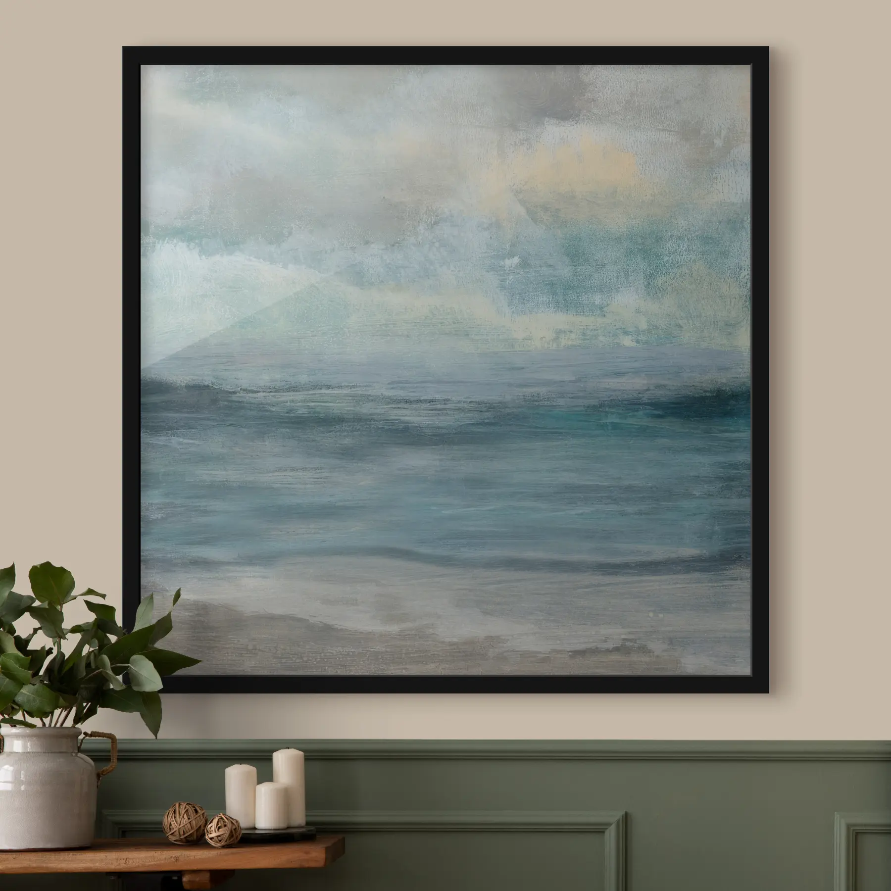 fotószőnyeg Kék füstös absztrakció f35720