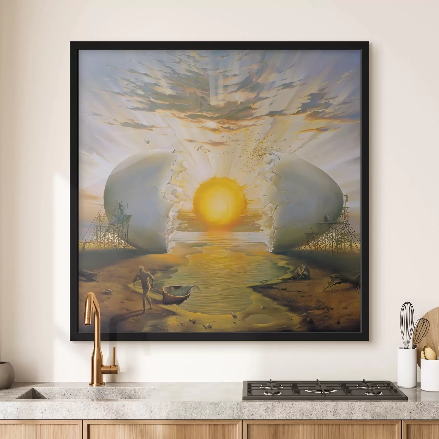 fotószőnyeg Nagy munka, hogy szüljön f01474