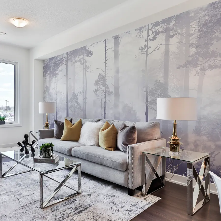 fotószőnyeg Az erdő a ködben u94439v4