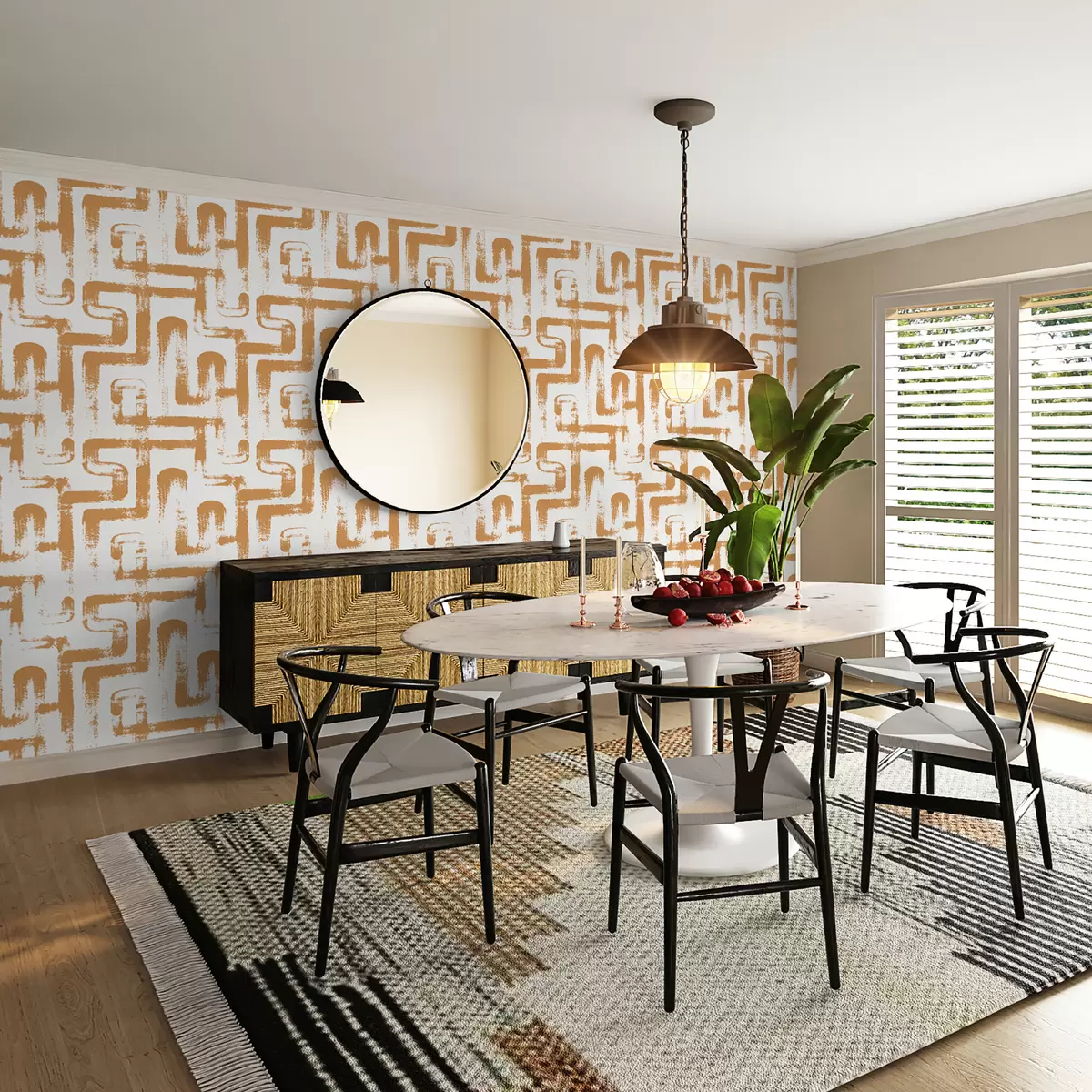 fotószőnyeg Line Magic: narancssárga u99091v2