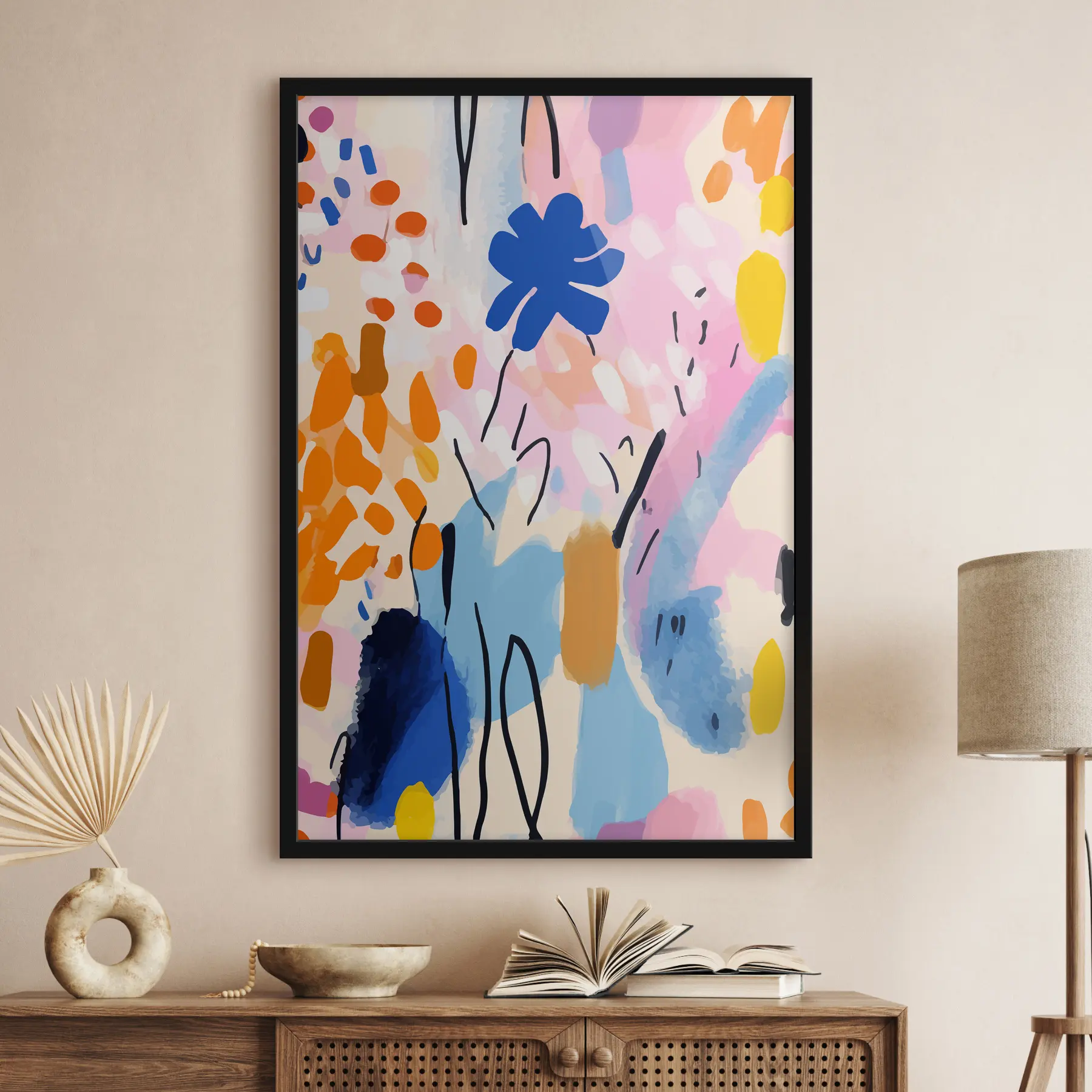 fotószőnyeg Többszínű absztrakció És f36596