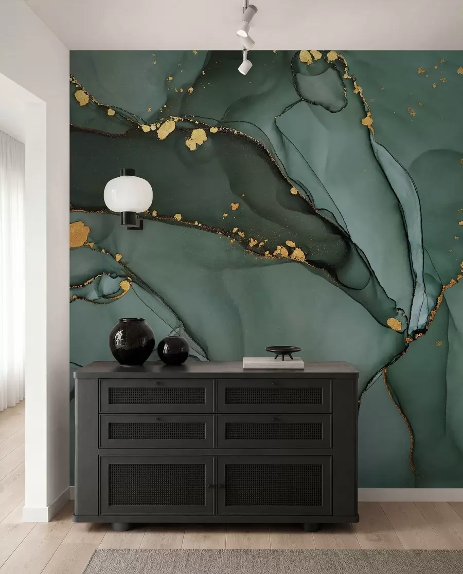 fotószőnyeg Luxus Onyx márvány fémes repedésekkel u50235d1