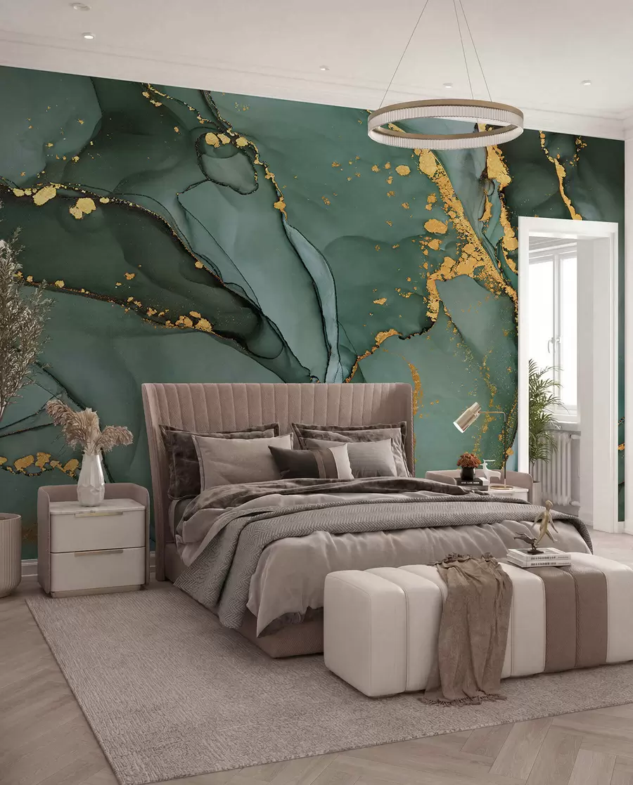 fotószőnyeg Luxus Onyx márvány fémes repedésekkel u50235d2